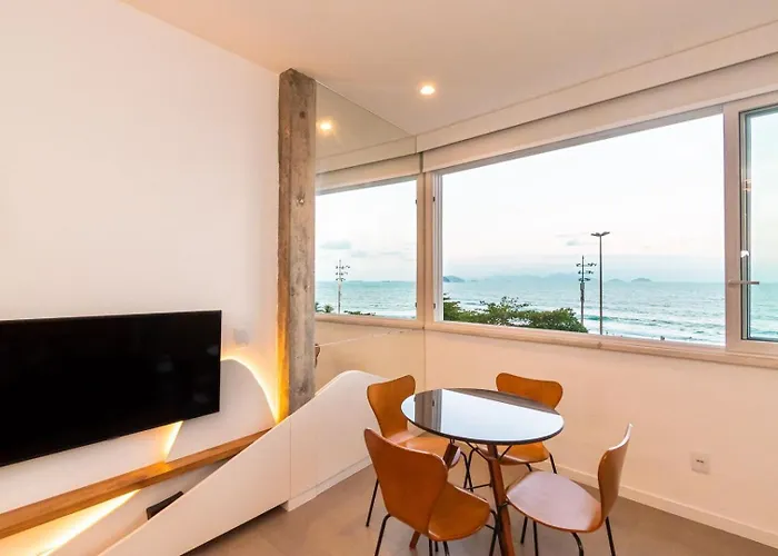 Studio Frente Mar Em Copacabana | A 3196/502